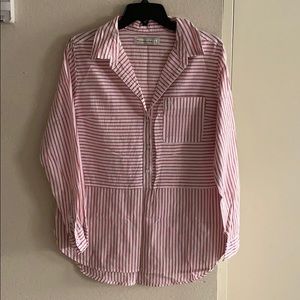 Abercrombie & Fitch stripy shirt tunic